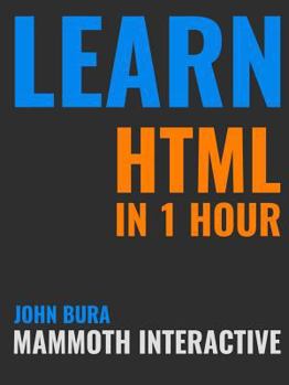 Paperback Learn HTML in 1 Hour Book