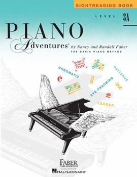 Paperback Piano Adventures: Sightreading Book - Level 3A | Intermediate Piano Sight Reading Sheet Music for Student | Pattern Recognition and Rhythm Exercises | Faber Piano Practice Songbook for Daily Progress Book