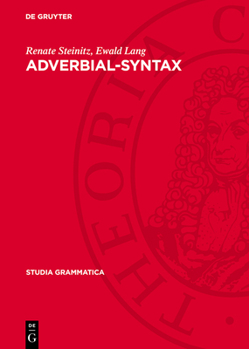 Hardcover Adverbial-Syntax [German] Book