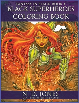 Paperback Black Superheroes Coloring Book