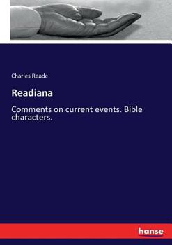 Readiana; Comments on Current Events. Bible Characters