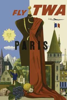 Paperback Paris, France Journal: Blank Notebook Diary Memoir Log Logue Book