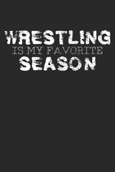 Paperback Notebook: Wrestling Dot Grid 6x9 120 Pages Book