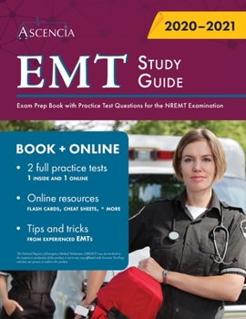 Paperback EMT Study Guide: Exam Prep Book with Practice Test Questions for the NREMT Examination Book