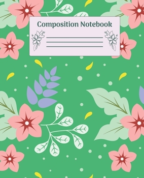 Paperback Composition Notebook: Wide Ruled Notebooks Paper - Composition Notebook (Diary, Journal) 7.5x9.25in 110 Pages Wide Ruled Notebooks Paper Book