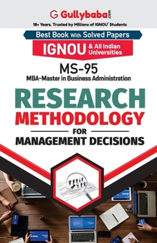 Paperback MS-95 Research Methodology for Management Decisions Book