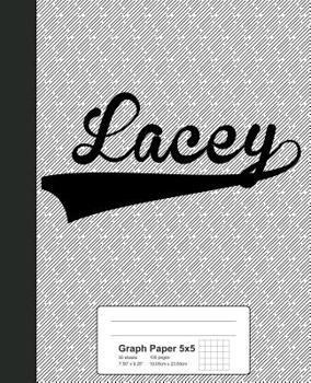 Paperback Graph Paper 5x5: LACEY Notebook Book