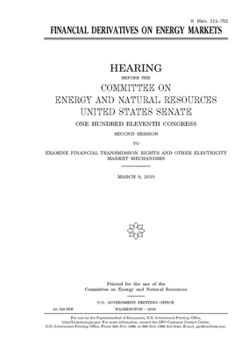 Paperback Financial derivatives on energy markets Book