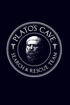 Plato's cave search & rescue team: 6x9" 120-page lined notebook | journal | notepad | scribble book | diary | workbook for philosophers