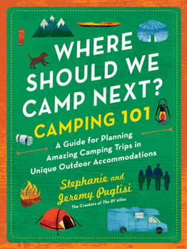 Paperback Where Should We Camp Next?: Camping 101: A Guide for Planning Amazing Camping Trips in Unique Outdoor Accommodations Book