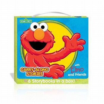 Paperback Sesame Street Elmo Carry Along Stories Storybook Tote Book