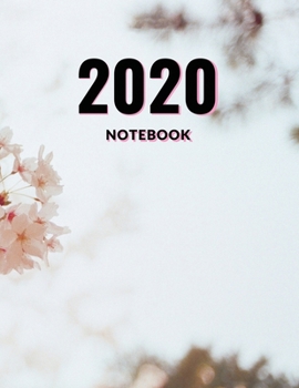 Paperback Happy 2020 Notebook: Professional Simple Planners 52 Weekly and Monthly: Life Organizer - 2020 Calendar Year Day Planner (January 2020 - De Book