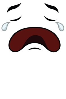 Smiley Emoticon: Notizbuch DIN A5 Blanko 120 Seiten Schlechte Laune Trauriges Gesicht Lustige Mimik Smilie Emotion Ausdruck Geschenkidee & Weihnachten ... Planer Tagebuch Notizheft Notizblock