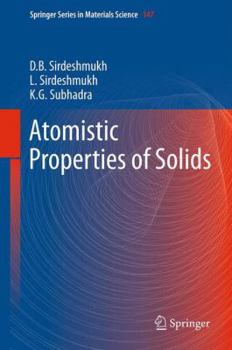 Paperback Atomistic Properties of Solids Book