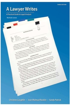 Paperback A Lawyer Writes Book