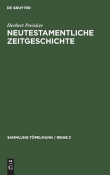 Hardcover Neutestamentliche Zeitgeschichte [German] Book