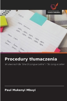 Paperback Procedury tlumaczenia [Polish] Book