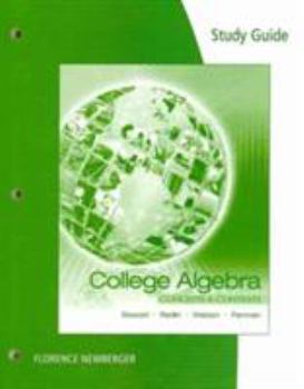 Paperback Study Guide for Stewart/Redlin/Watson/Panman's College Algebra: Concepts and Contexts Book