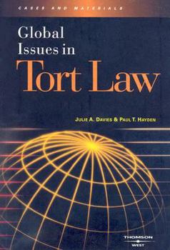Paperback Global Issues in Tort Law Book
