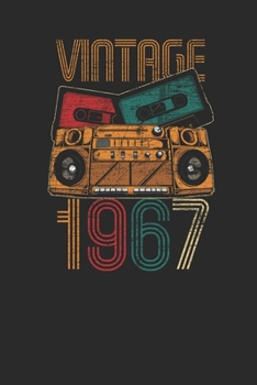 Vintage 1967: Graph Paper Notebook – Birthday Gift or Anniversary Gift Idea