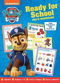 Paperback Nickelodeon Paw Patrol: Ready for School Pre-K Workbook Book