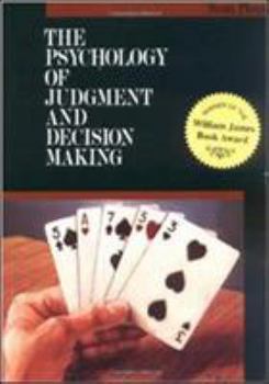 Paperback The Psychology of Judgment and Decision Making Book