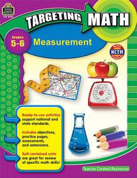 Paperback Targeting Math: Measurement Book