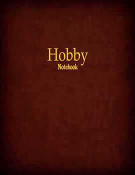 Hobby Notebook: 1/6 Inch Dot Grid Graph Ruled, 120 Pages, 8.5" x 11"