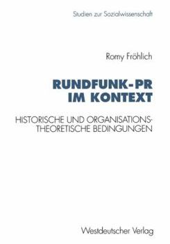 Paperback Rundfunk-PR Im Kontext [German] Book