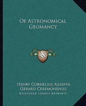 Paperback Of Astronomical Geomancy Book