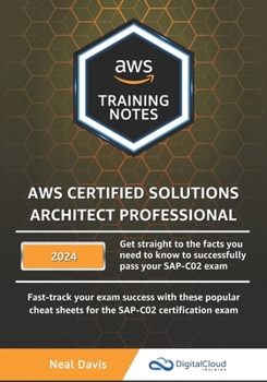 Paperback AWS Certified Solutions Architect Professional Training Notes Book
