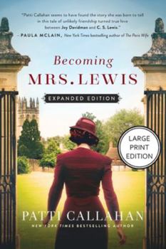 Paperback Becoming Mrs. Lewis [Large Print] Book