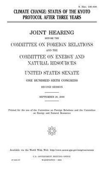 Climate change : status of the Kyoto Protocol after three years