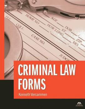 Misc. Criminal Law Forms [with Cdrom] [With CDROM] Book