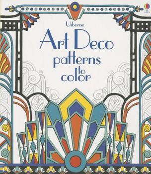Paperback Art Deco Patterns to Color Book