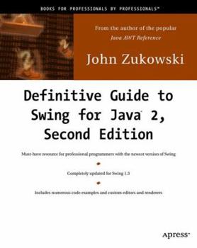 Paperback Definitive Guide to Swing for Java 2 Book
