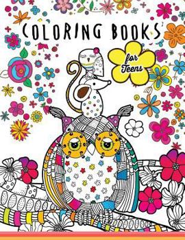 Paperback Coloring books for teens: Kawaii Doodle Pattern Inspirational Coloring Books for Adutls Book