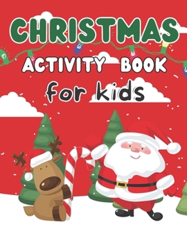 Paperback Christmas Activity Book for Kids Book