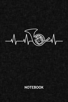 NOTEBOOK: Horn Player Note Book Grid-lined 6x9 - Instruments Journal A5 Gridded - Instrumentalist Planner Wind Instrument 120 Pages SQUARED - Horn ... Soft Cover - Concert Band Birthday Present