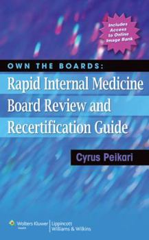 Paperback Own the Boards: Rapid Internal Medicine Board Review and Recertification Guide Book