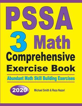 Paperback PSSA 3 Math Comprehensive Exercise Book: Abundant Math Skill Building Exercises Book