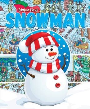 Hardcover Snowman Look and Find Book