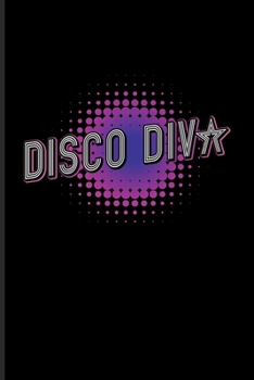 Disco Diva: Funny Eighties And Retro Undated Planner | Weekly & Monthly No Year Pocket Calendar | Medium 6x9 Softcover | For Roller Skating & Turntable Fans