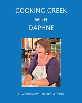 Paperback Cooking Greek with Daphne Book