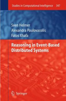 Paperback Reasoning in Event-Based Distributed Systems Book