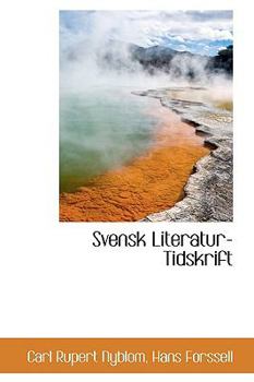 Paperback Svensk Literatur-Tidskrift Book