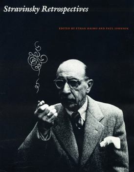 Paperback Stravinsky Retrospectives Book