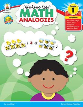 Paperback Thinking Kids'(tm) Math Analogies, Grade 1 Book