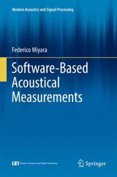 Hardcover Software-Based Acoustical Measurements Book
