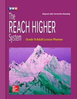 Paperback Corrective Reading, Reach Higher, Grade 9-Adult Lesson Planner Book
